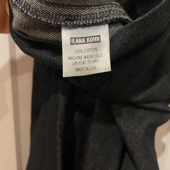 Ilana Kohn Huxie Pants in Denim Size 2 High Waisted Jeans - 100% cotton - Picture 4 of 7